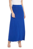 Moa Collection Solid, high waisted maxi skirt