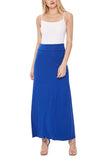 Moa Collection Solid, high waisted maxi skirt