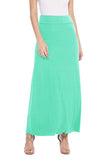 Moa Collection Solid, high waisted maxi skirt