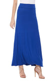 Moa Collection Solid, high waisted maxi skirt