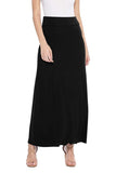 Moa Collection Solid, high waisted maxi skirt