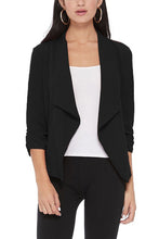 Load image into Gallery viewer, Moa Collection Casual, solid, waist length, blazer jacket