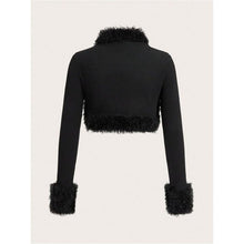Load image into Gallery viewer, Faux Fur Open Front Coat, Small, 22H196T002