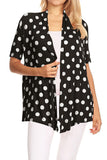 Moa Collection Polka dot print, loose fit cardigan