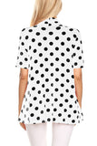 Moa Collection Polka dot print, loose fit cardigan