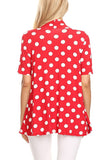 Moa Collection Polka dot print, loose fit cardigan