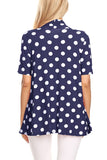 Moa Collection Polka dot print, loose fit cardigan