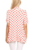 Moa Collection Polka dot print, loose fit cardigan