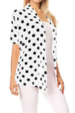 Moa Collection Polka dot print, loose fit cardigan