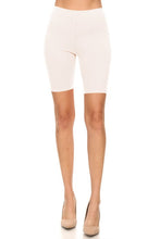 Load image into Gallery viewer, Moa Collection Solid high waist biker shorts