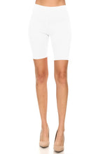 Load image into Gallery viewer, Moa Collection Solid high waist biker shorts