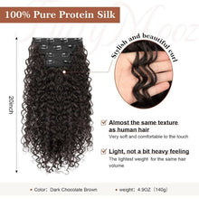Load image into Gallery viewer, Pure Protein Silk Clip In Hair Extensions, 19C-176H003