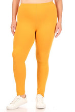 Load image into Gallery viewer, Moa Collection Plus Solid high rise Fitted leggings