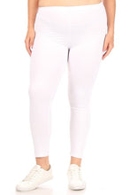 Load image into Gallery viewer, Moa Collection Plus Solid high rise Fitted leggings