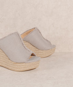 KKE Originals OASIS SOCIETY Bliss - Distressed Linen Wedge