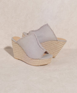 KKE Originals OASIS SOCIETY Bliss - Distressed Linen Wedge