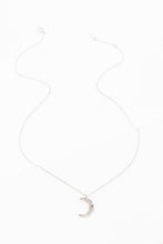 Load image into Gallery viewer, Lovoda Crescent Moon Hammered Necklace