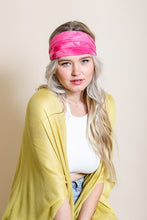 Load image into Gallery viewer, Wide Band Tie Dye Headwrap