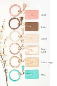 Aili's Corner Key Ring Wallet Bracelets