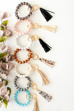 Load image into Gallery viewer, Aili&#39;s Corner Harper Silicone Beaded Key Ring Bracelet