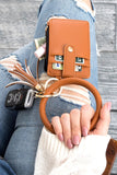 Aili's Corner Key Ring Wallet Bracelet ID Zip Up