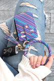 Aili's Corner Key Ring Wallet Bracelet ID Zip Up