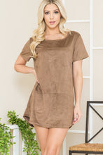 Load image into Gallery viewer, Orange Farm Clothing Micro Sued Tunic Dress