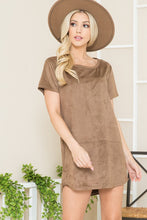 Load image into Gallery viewer, Orange Farm Clothing Micro Sued Tunic Dress