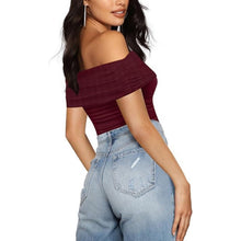Load image into Gallery viewer, Off the Shoulder Mesh Ruched One Piece, SIZE XL, 6B-142T002
