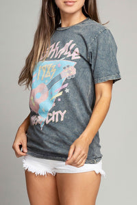 Lotus Fashion Collection Nashville Music City Graphic Top