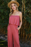 Ninexis FLARE TUBE TOP WITH TWO FER LOOK JUMPSUIT