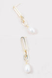 Lovoda Secured Pearl Drop Earrings