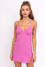 Load image into Gallery viewer, LE LIS STRAP DETAIL MINI DRESS