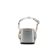 Load image into Gallery viewer, Strappy Buckle Sling Back Covered Block Heel, SIZE 6.5M, SL3-170S006