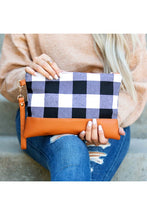 Load image into Gallery viewer, Aili&#39;s Corner Buffalo Plaid Clutch