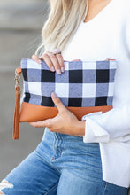 Load image into Gallery viewer, Aili&#39;s Corner Buffalo Plaid Clutch