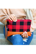 Load image into Gallery viewer, Aili&#39;s Corner Buffalo Plaid Clutch