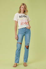 Load image into Gallery viewer, Vibrant M.i.U High Rise Distressed Wide Leg Jeans