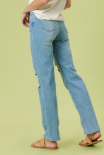 Load image into Gallery viewer, Vibrant M.i.U High Rise Distressed Wide Leg Jeans