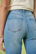 Load image into Gallery viewer, Vibrant M.i.U High Rise Distressed Wide Leg Jeans