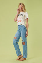 Load image into Gallery viewer, Vibrant M.i.U High Rise Distressed Wide Leg Jeans