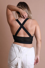 Load image into Gallery viewer, Cross Front Bralette Plus