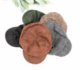 Aili's Corner Plaid Newsboy Caps