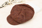 Aili's Corner Plaid Newsboy Caps