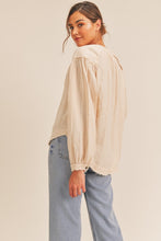 Load image into Gallery viewer, Lush Clothing Distressed Button Down Top