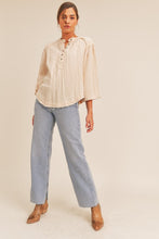 Load image into Gallery viewer, Lush Clothing Distressed Button Down Top