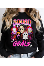 Load image into Gallery viewer, HALLOWEEN SQUAD GOALS FLEECE SWEATSHIRT