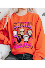 Load image into Gallery viewer, HALLOWEEN SQUAD GOALS FLEECE SWEATSHIRT