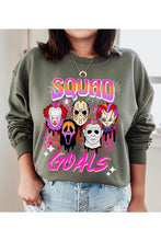 Load image into Gallery viewer, HALLOWEEN SQUAD GOALS FLEECE SWEATSHIRT