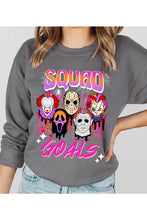 Load image into Gallery viewer, HALLOWEEN SQUAD GOALS FLEECE SWEATSHIRT